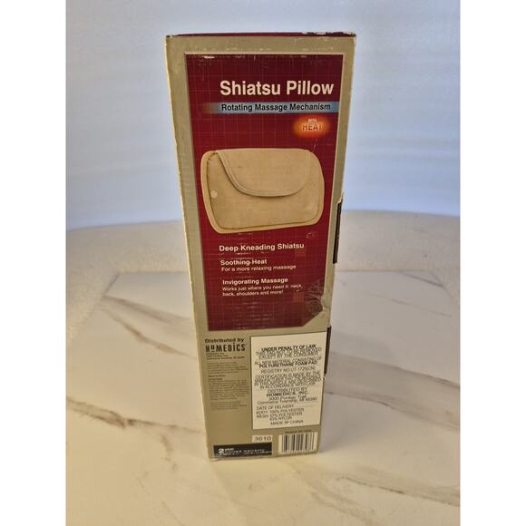 Homedics Shiatsu Rotating Massager Pillow Model SP-10H Heated - Picture 5 of 12